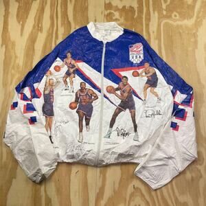 Vintage 1992 Kellogg’s USA Olympic Dream Team Tyvek Windbreaker – Men’s L